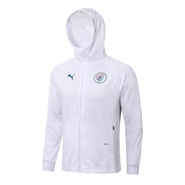 Chaqueta Con Capucha Manchester City 2022-2023 Blanco